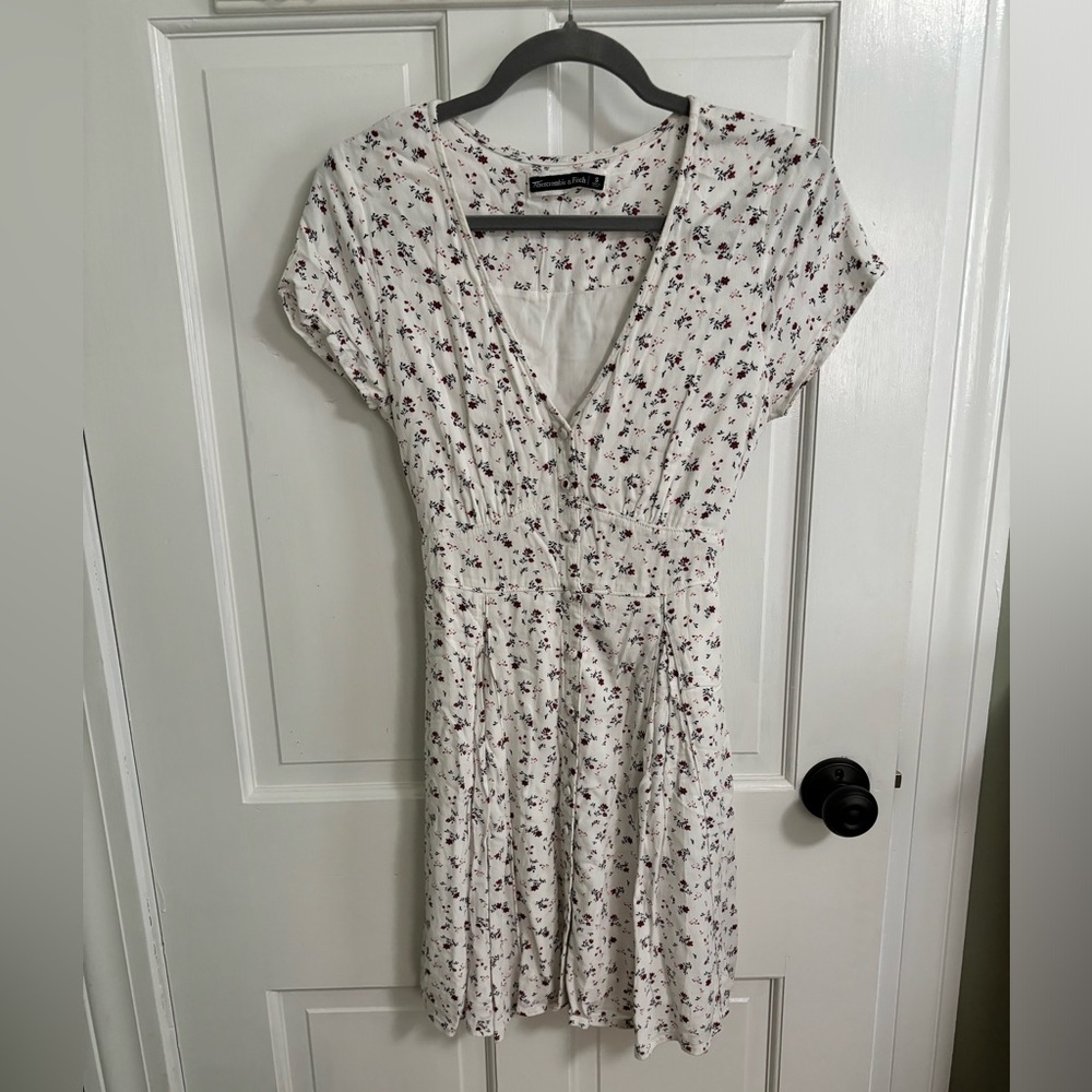 Abercrombie short sleeve floral mini dress